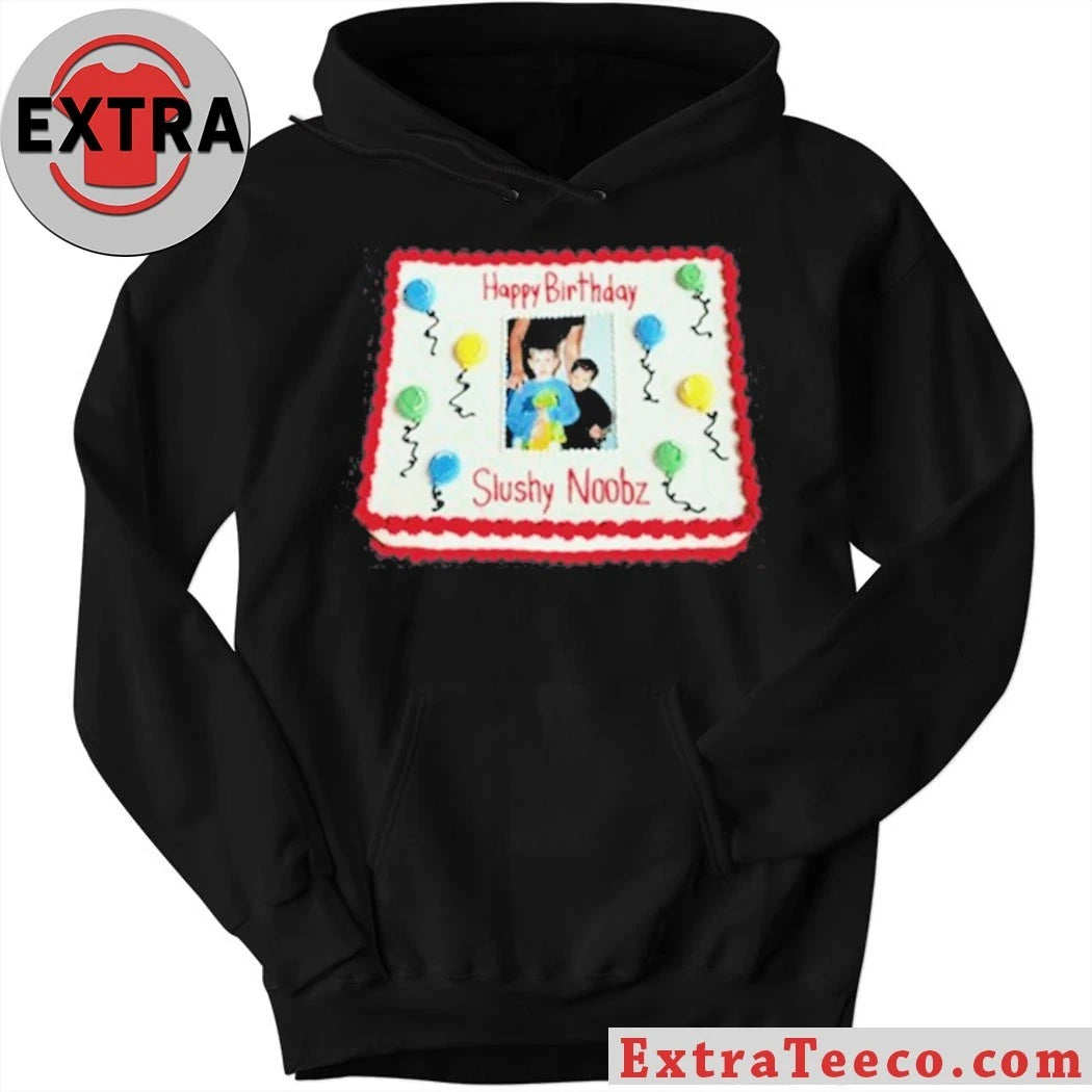 Official Slushy Noobz Birthday Cake 2026 Shirt