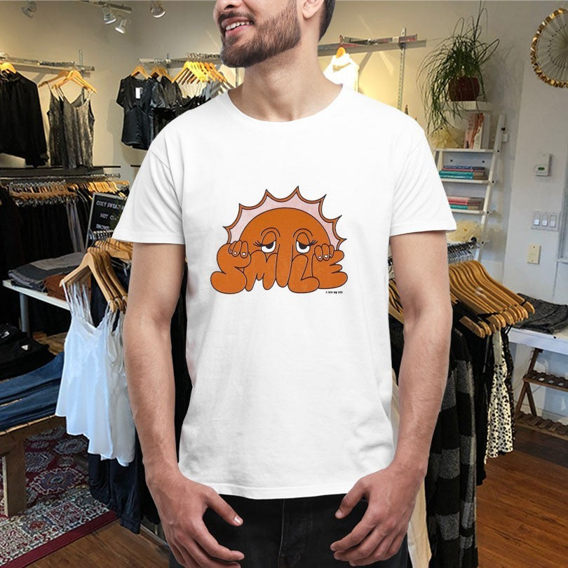 Smile Anniversary Sun Big Bud Press Shirts