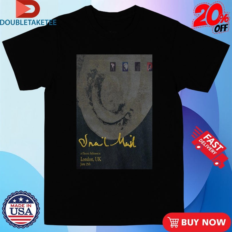 Official Snail Mail June 25 2026 Electric Ballroom London Shirts