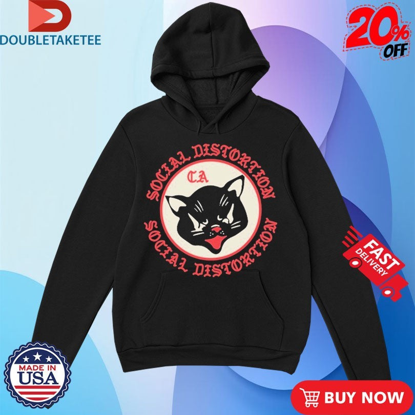 Official Social Distortion Black Cat Shirts