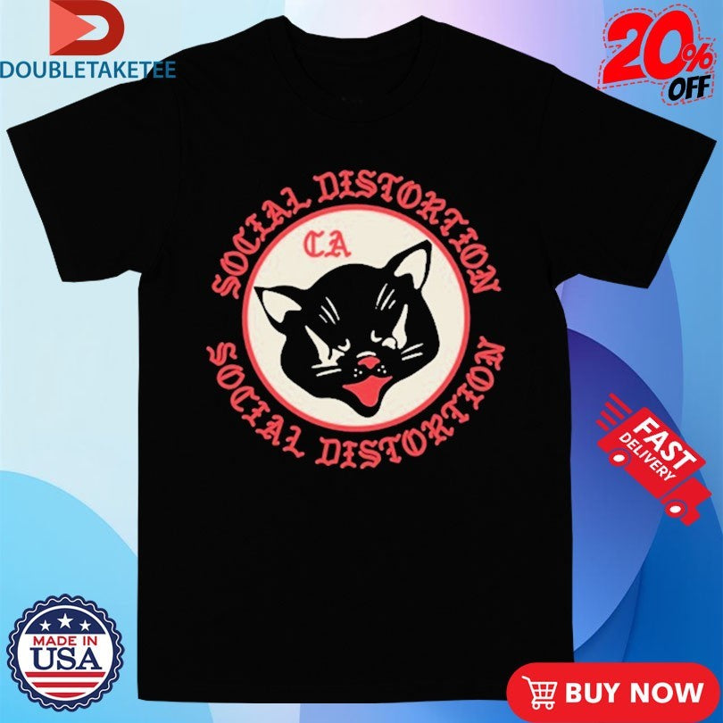 Official Social Distortion Black Cat Shirts