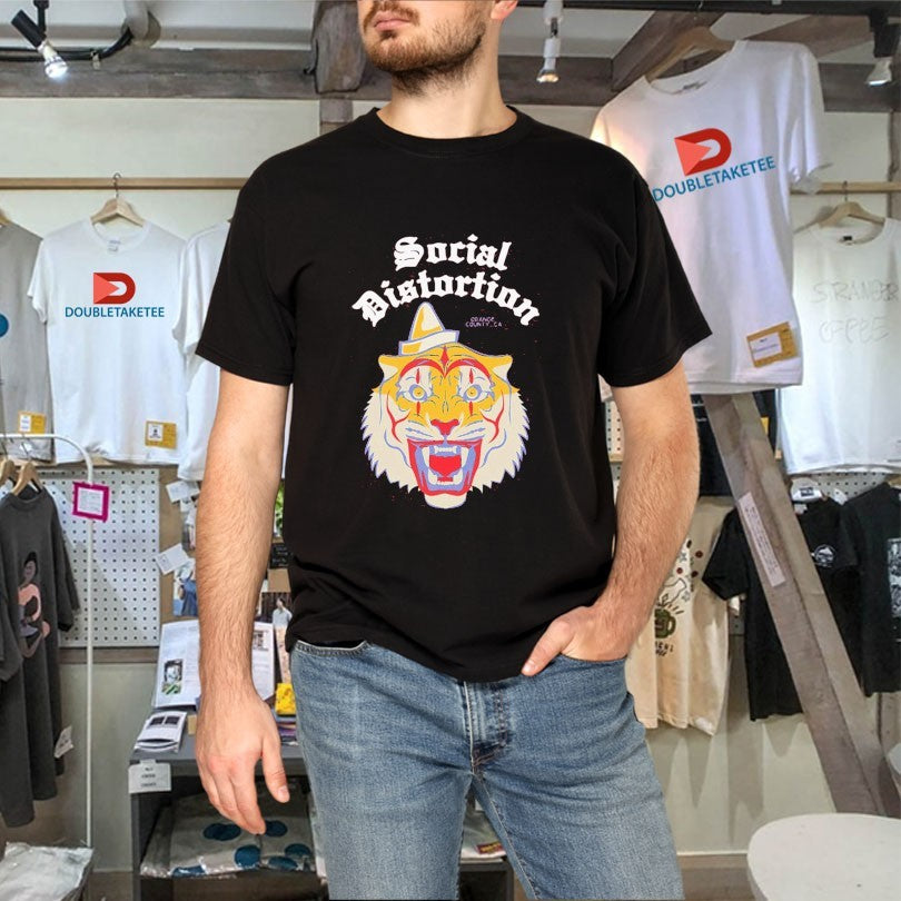 Official Social Distortion Orange County CA Tiger Shirts