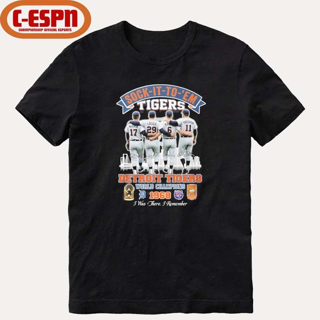 Official Sock-it-to-’em Detroit Tigers World champions 1968 Shirt