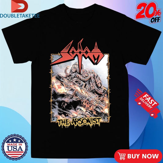 Official Sodom The Arsonist Album Shirts