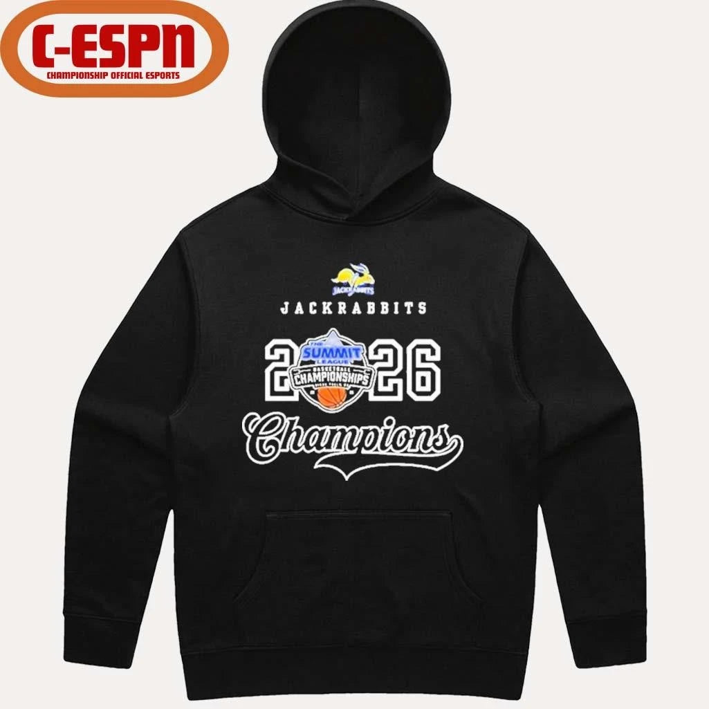 Official South Dakota State Jackrabbits The Summit League Champions Locker Room T-Shirt