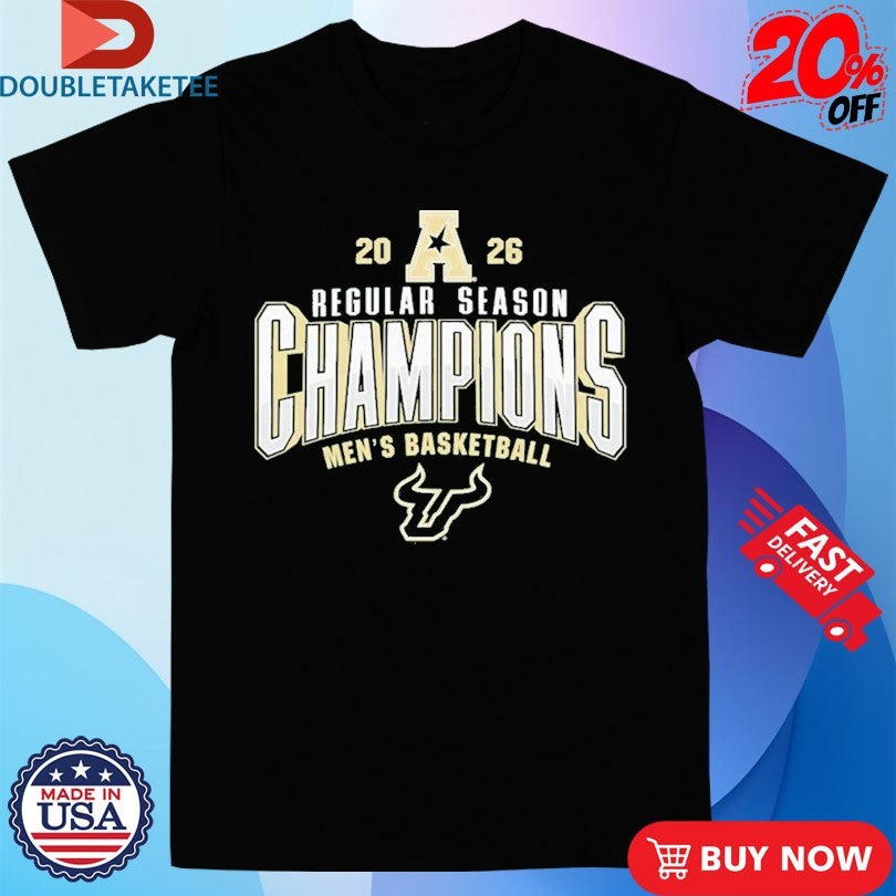 Official South Florida Bulls 2026 AAC Men’s Basketball Regular Season Champions Shirts