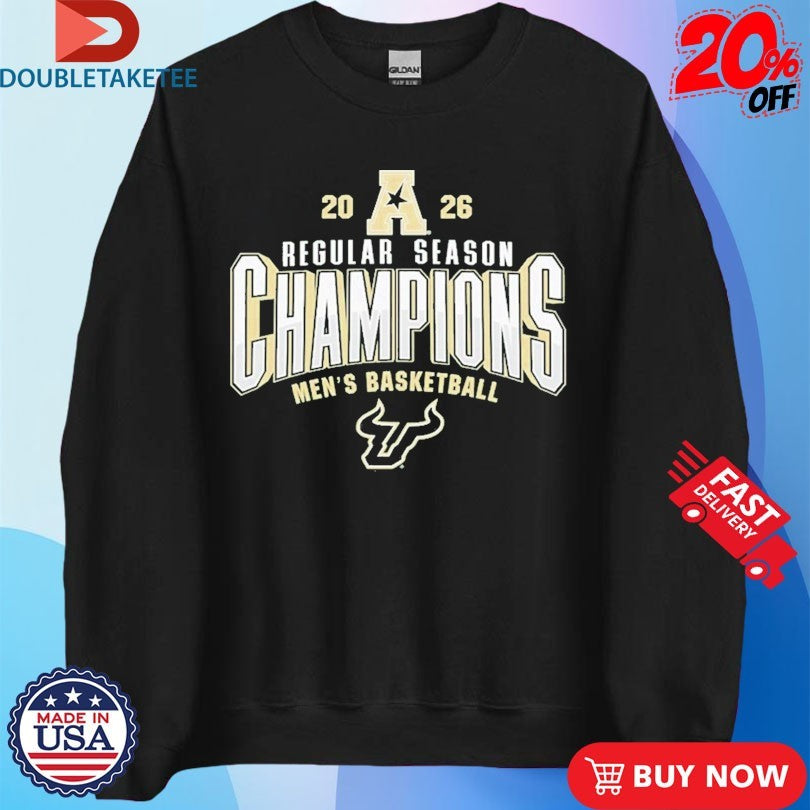 Official South Florida Bulls 2026 AAC Men’s Basketball Regular Season Champions Shirts