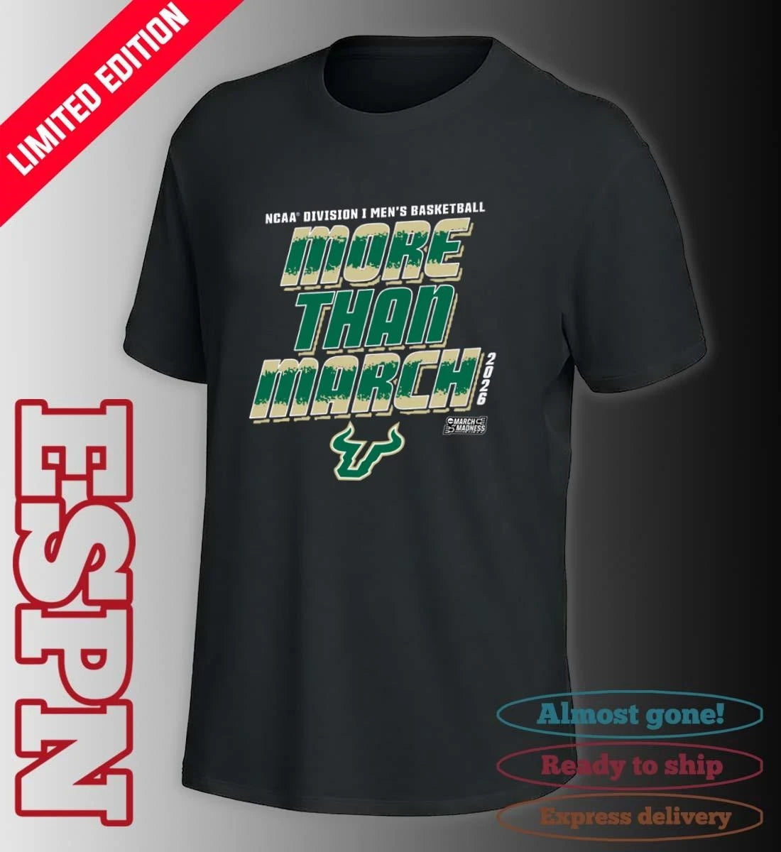 Official South Florida Men’s Basketball More Than March 2026 Shirt