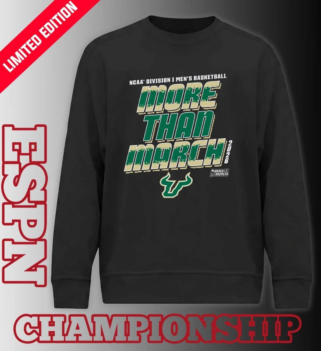 Official South Florida Men’s Basketball More Than March 2026 Shirt