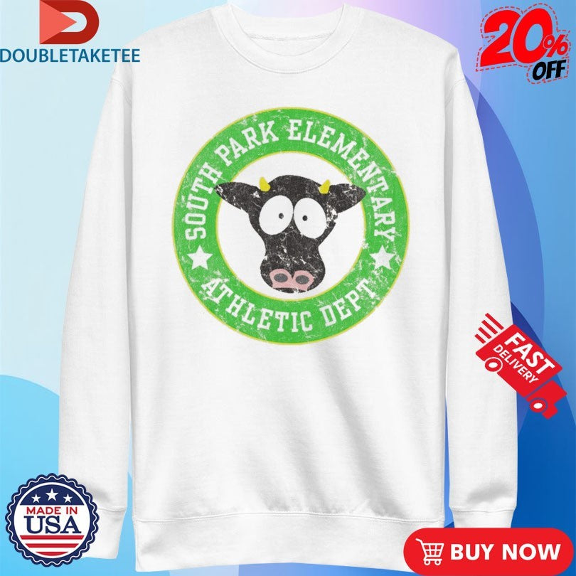 Official South Park Elementary Athletic Dept Cow Shirts
