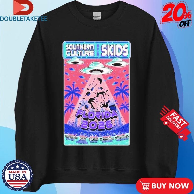 Official Southern Culture On The Skids Florida 2026 UFO Shirts