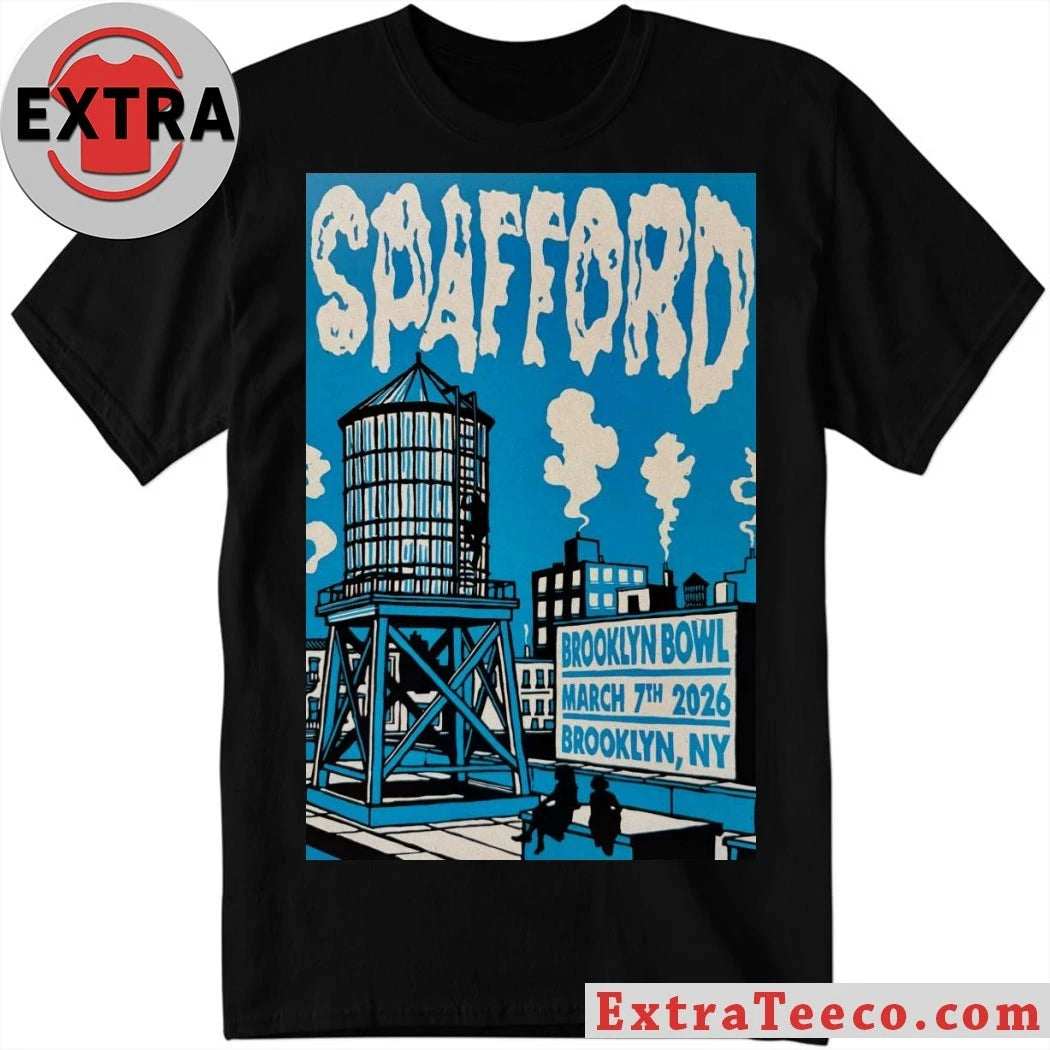 Official Spafford Brooklyn NY On March 7 2026 Tour Poster Shirt