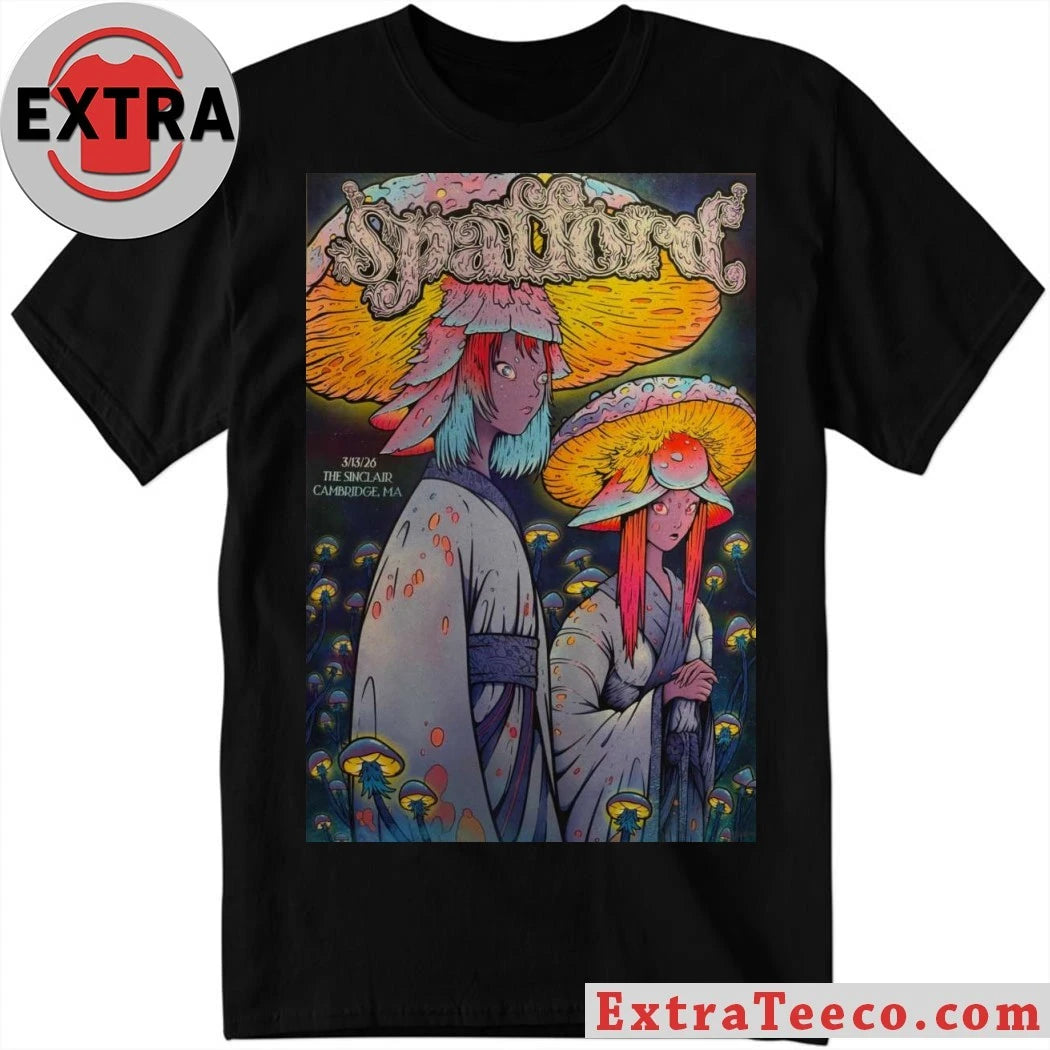 Official Spafford Mar 13 2026 Poster Cambridge MA Shirt