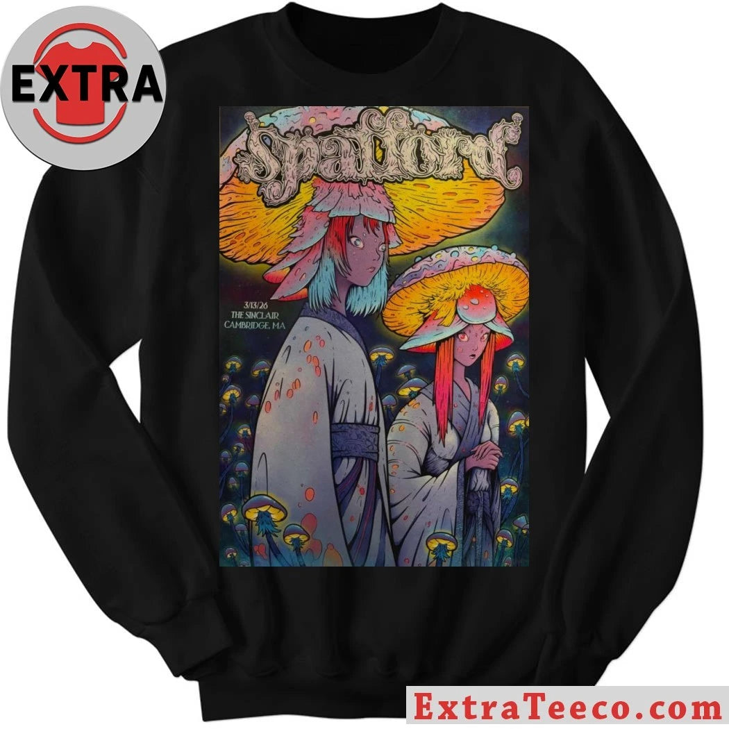 Official Spafford Mar 13 2026 Poster Cambridge MA Shirt