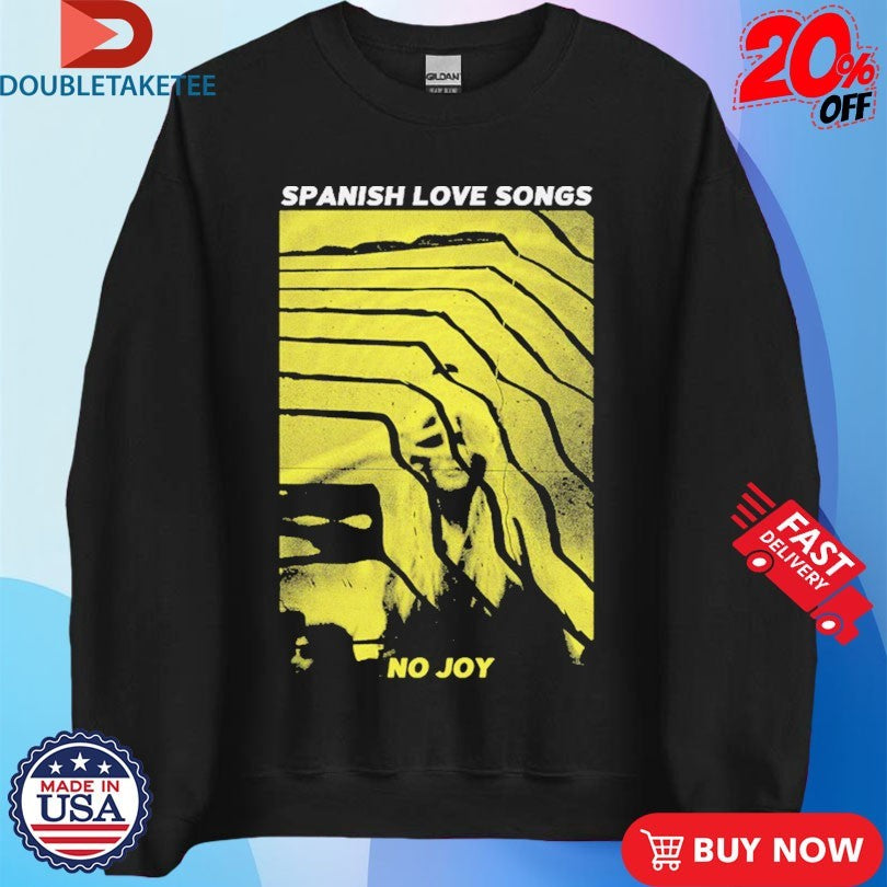 Official Spanish Love Songs No Joy Album Shirts