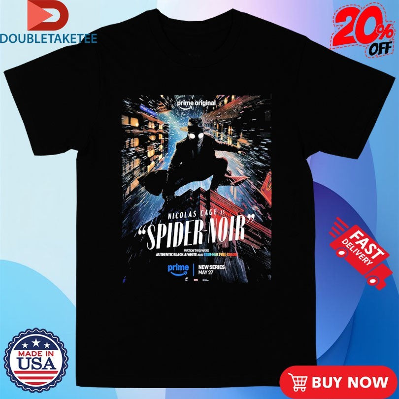 Spider-Noir Starring Nicolas Cage Series True Hue Shirts