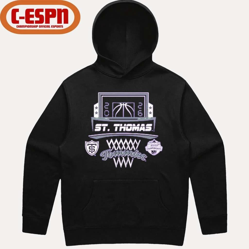 Official St Thomas Tommies Basketball 2026 The Summit League Championship Shirt