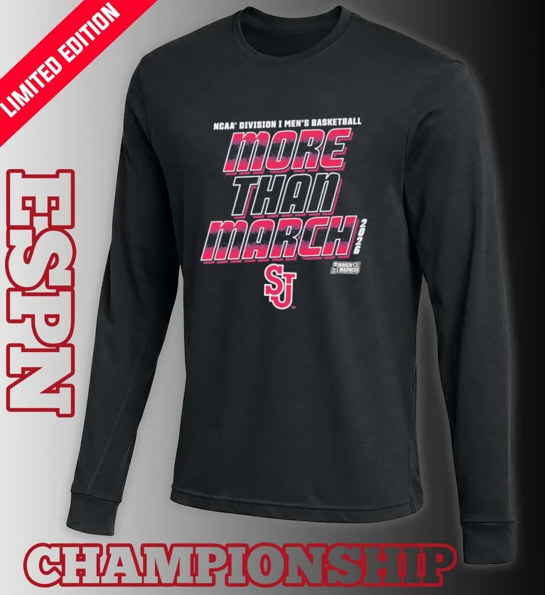 Official St. John’s Men’s Basketball More Than March 2026 Shirt