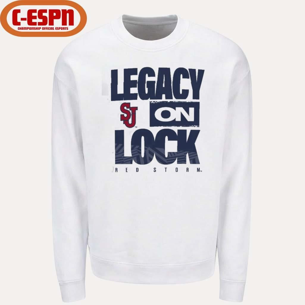 Official St. John’s Red Storm Basketball Legacy On Lock Shirt