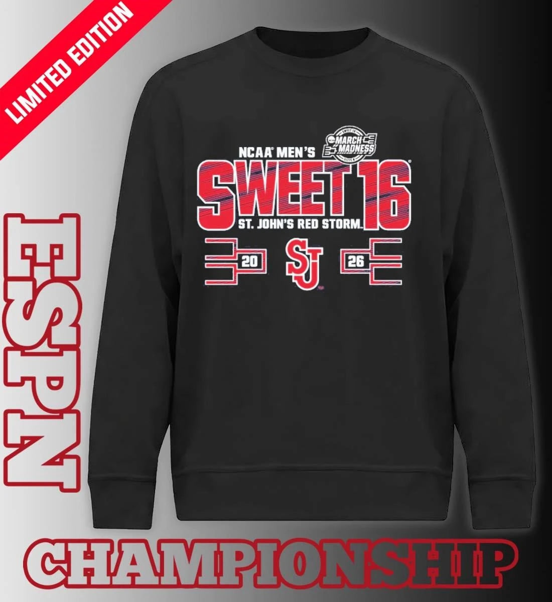 Official St. John’s University Men’s Basketball Sweet 16 Shirt