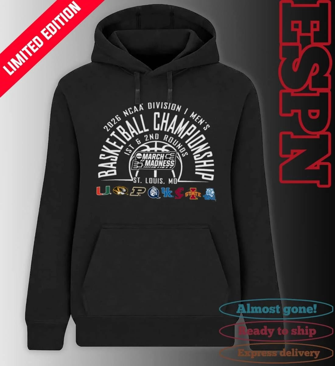 Official St. Louis Regional 2026 NCAA DI Men’s Basketball Championship Shirt