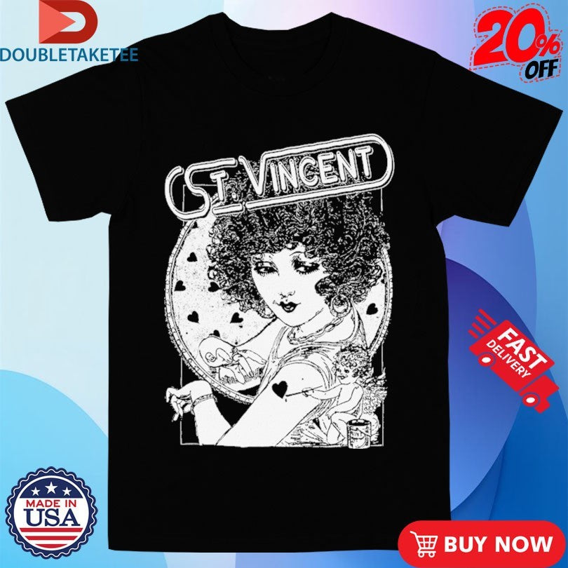 Official St. Vincent Cupid Photo T-Shirtss