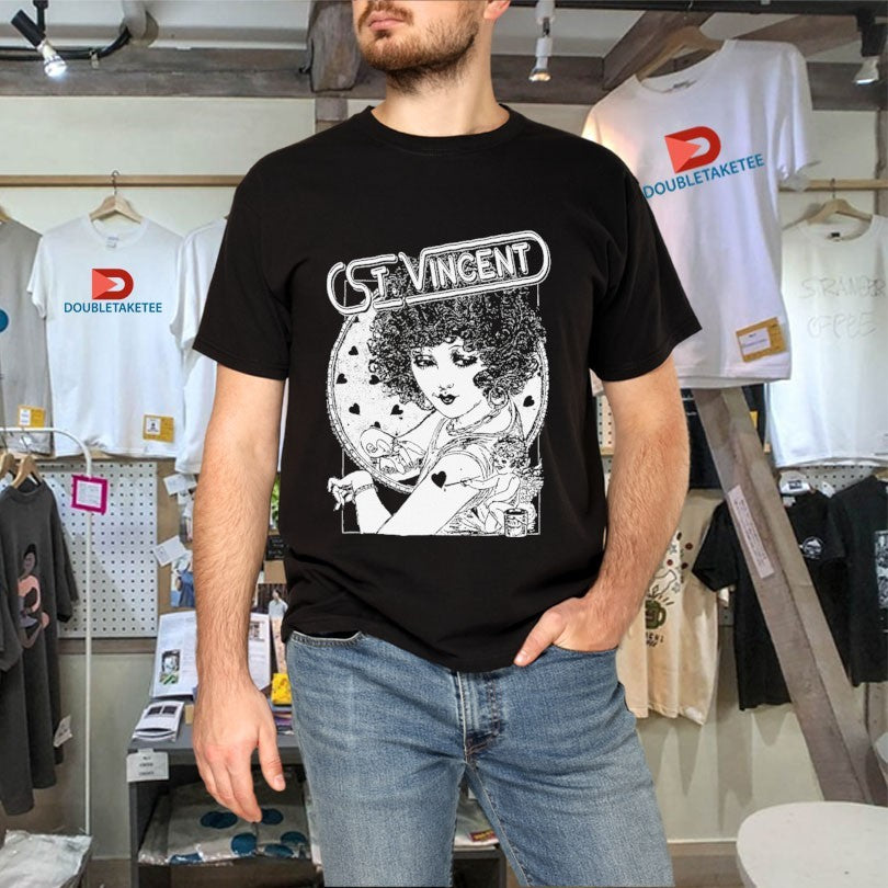 Official St. Vincent Cupid Photo T-Shirtss