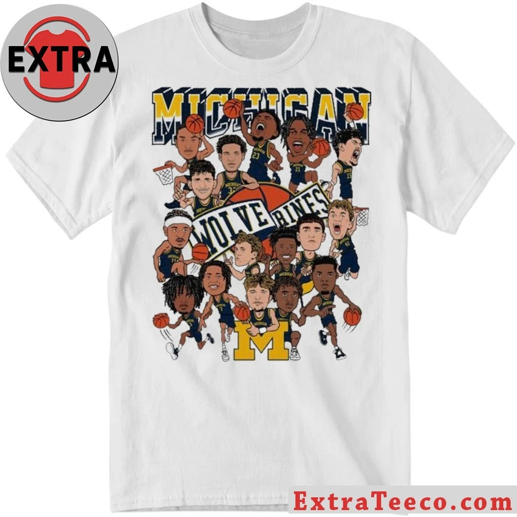 Official Stadium Family Crowd Kids Michigan Caricature Shirt