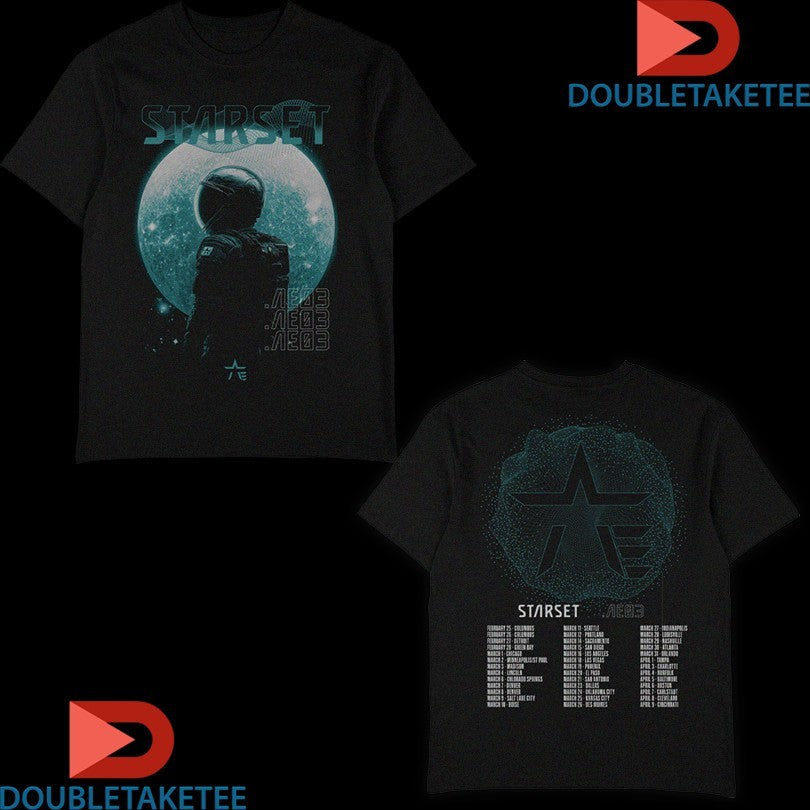 Official Starset AE03 Tour 2025 Shirts