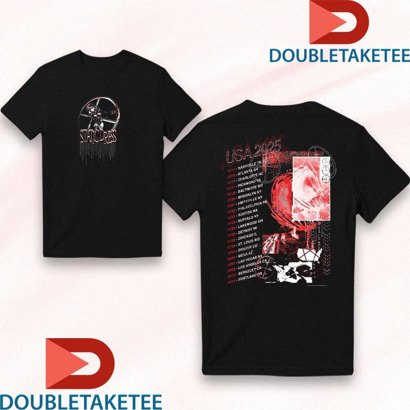 Official Static Dress 2025 Us Tour Shirts