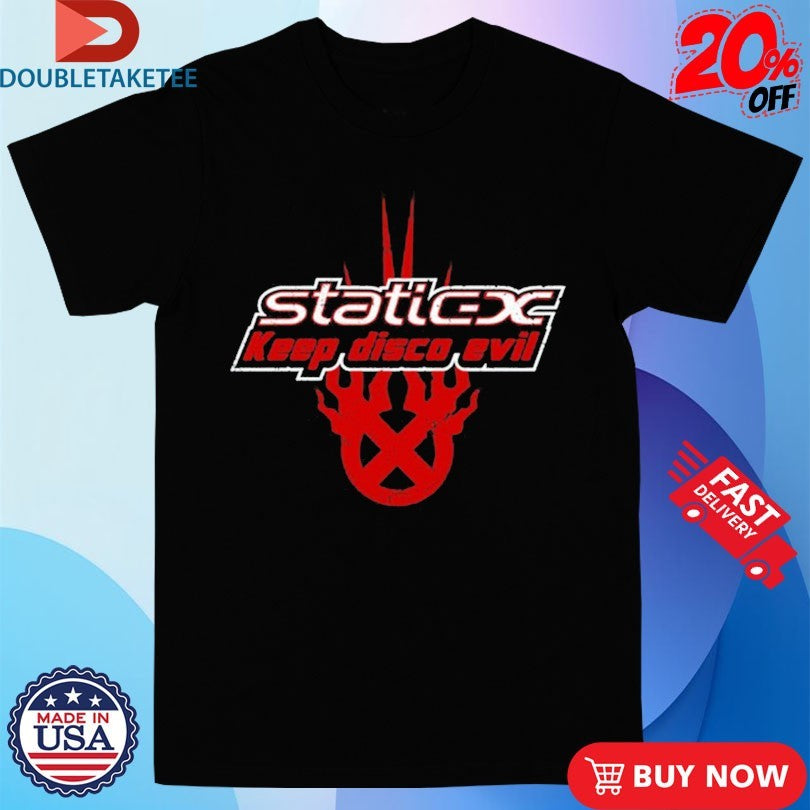 Official Static-X Keep Disco Evil Shirts