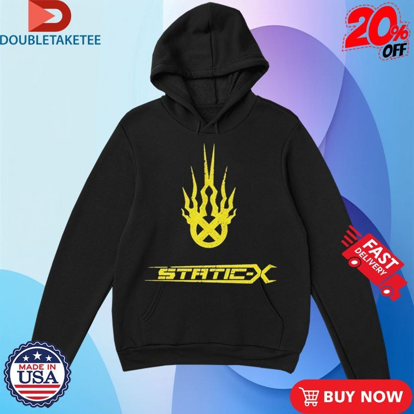 Official Static-X Shock Logo Shirts