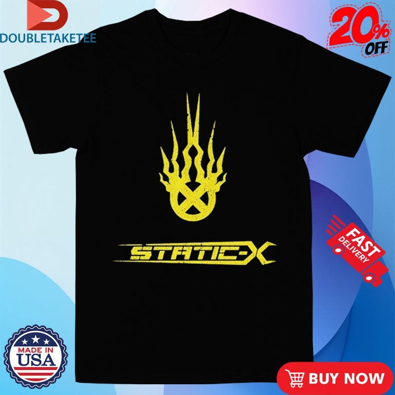 Official Static-X Shock Logo Shirts