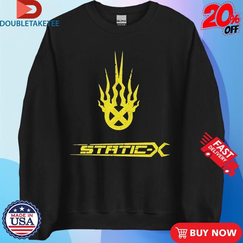 Official Static-X Shock Logo Shirts