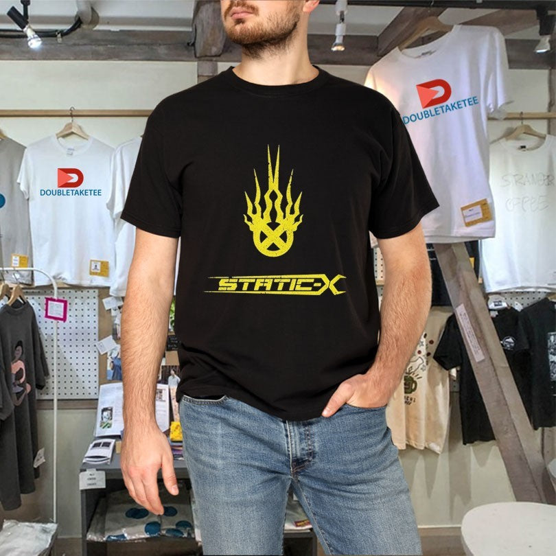 Official Static-X Shock Logo Shirts