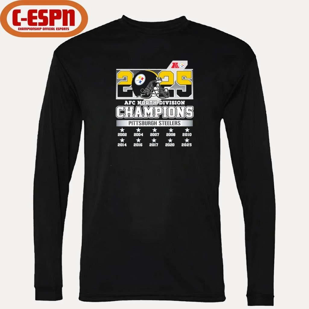 Official Steelers AFC North Champs Shirt