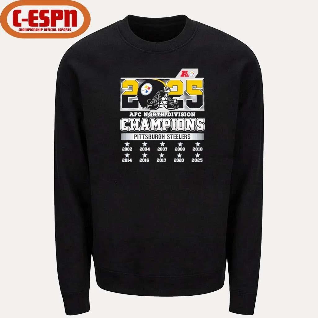 Official Steelers AFC North Champs Shirt