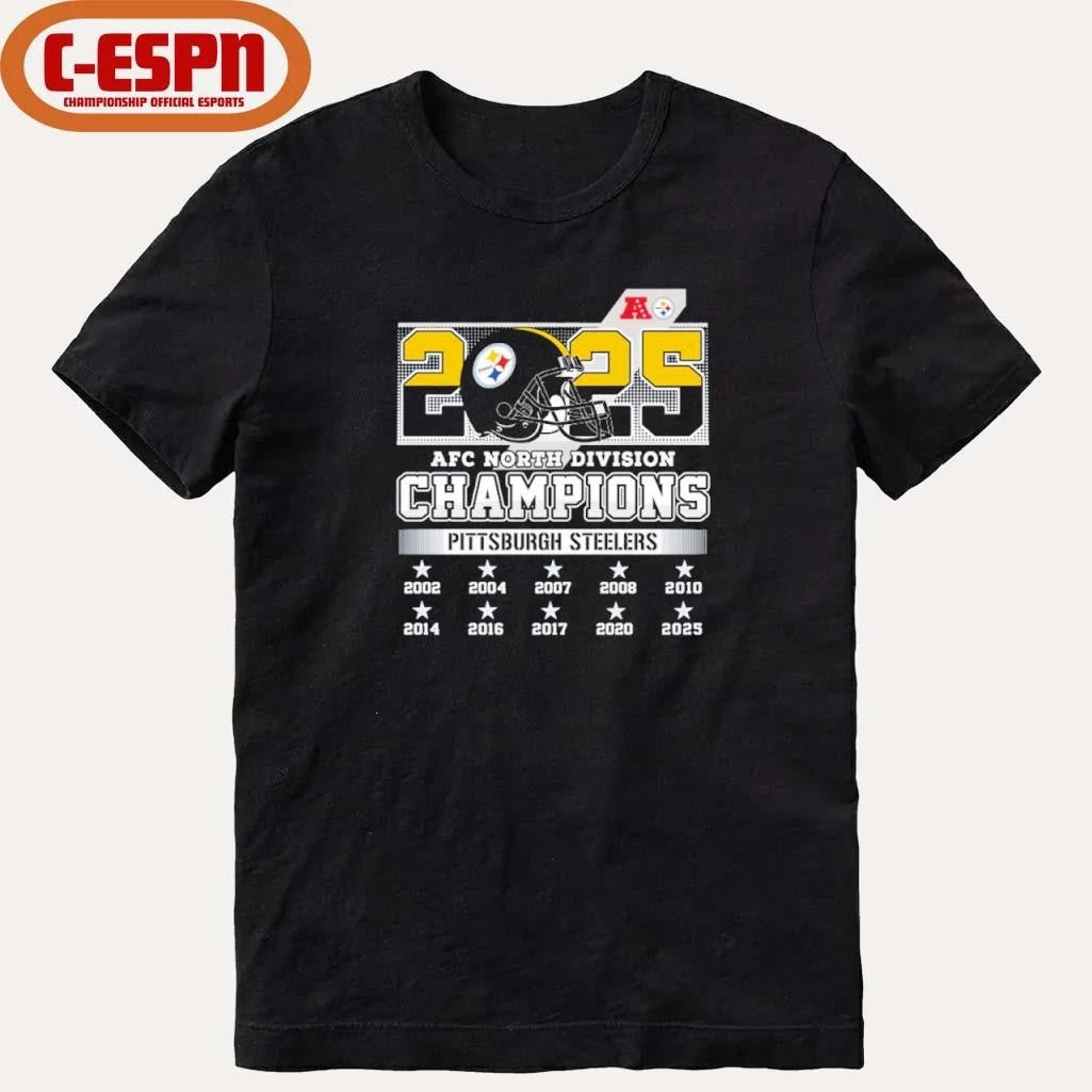 Official Steelers AFC North Champs Shirt