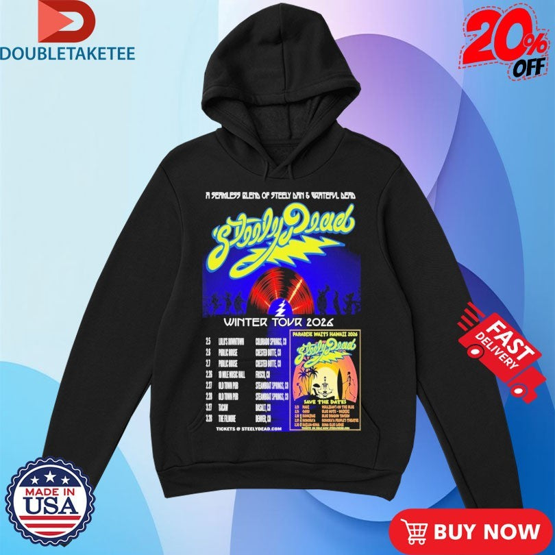 Official Steely Dead Winter Tour 2026 Dates Shirts