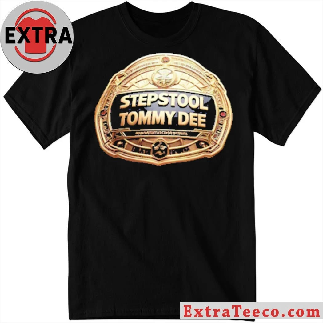 Official Step Stool Tommy Dee Belt Logo T-Shirt