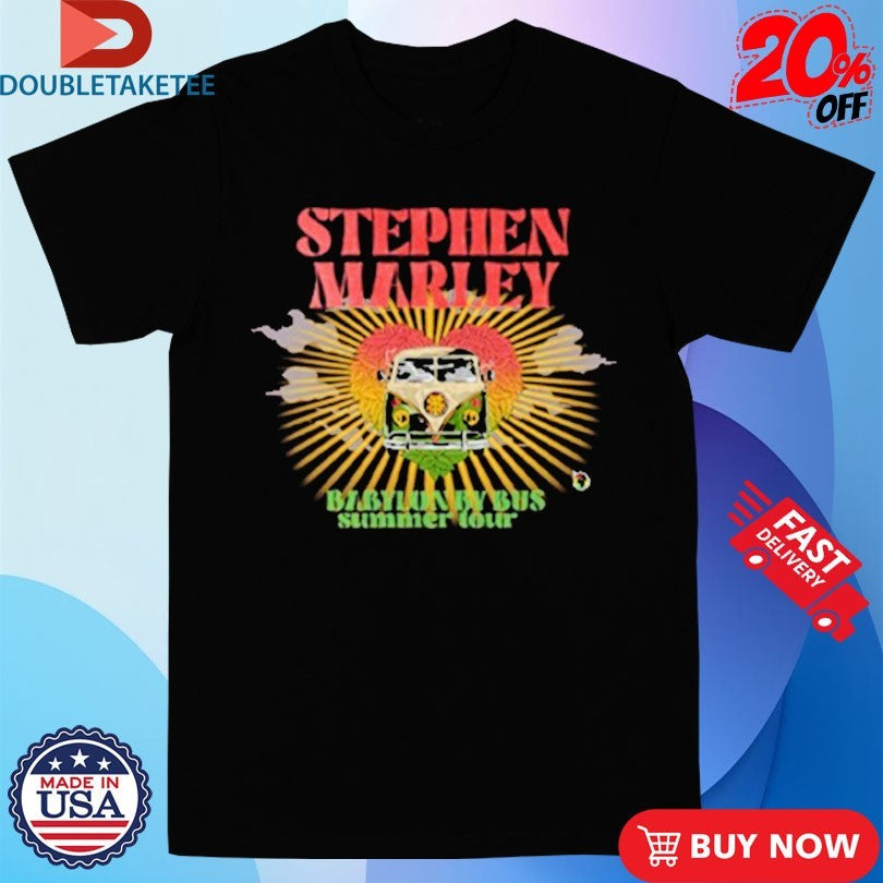 Official Stephen Marley Babylon By Bus Summer Tour 2023 Shirts