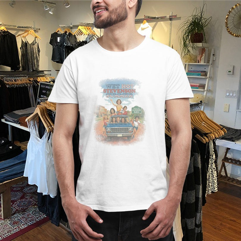 Official Stevenson Ranch X Wet Hot Stevenson Summer Cartoon Shirts