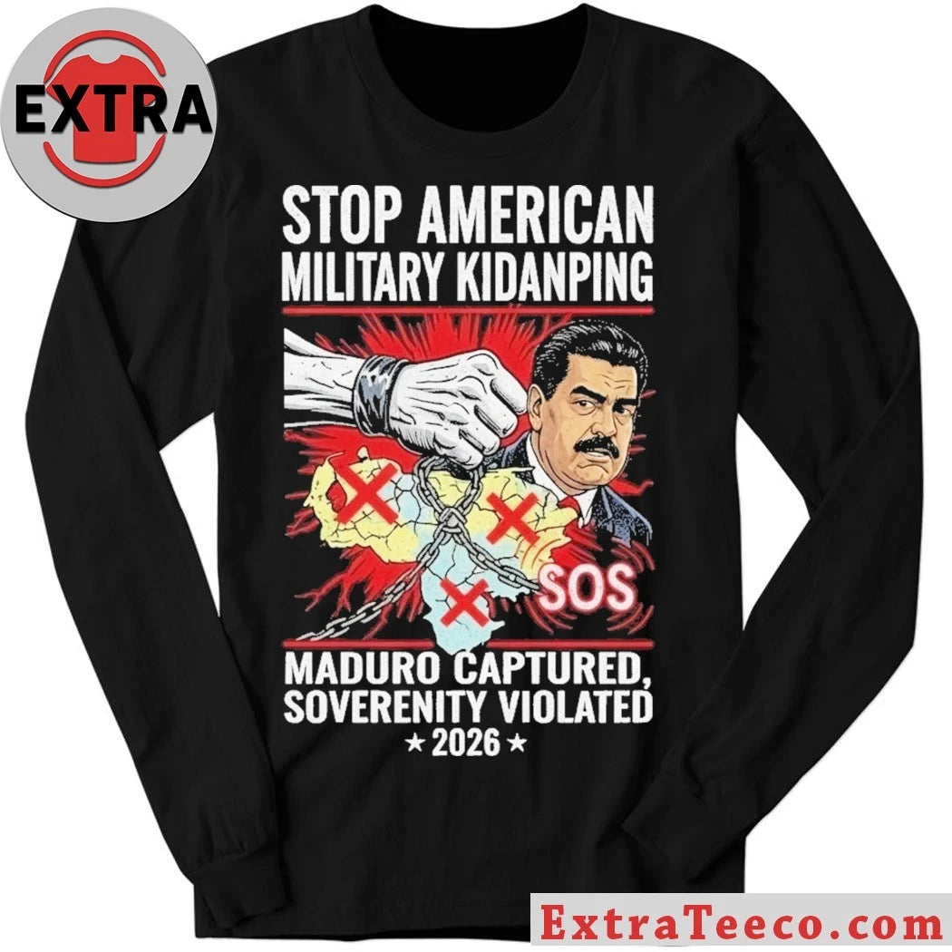 Official Stop American Military Kidnapping T-Shirt