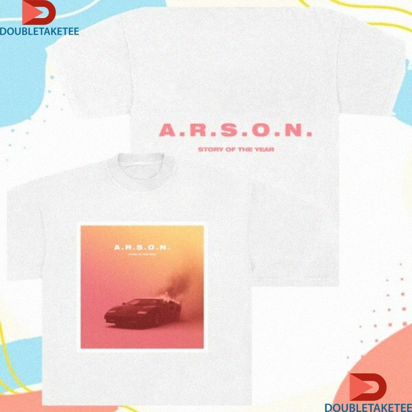 Official Story Of The Year A.R.S.O.N. Album Car Shirts