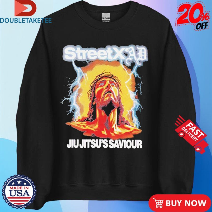StreetxAD Saved Jiu Jitsu’s Saviour Jesus T-shirts
