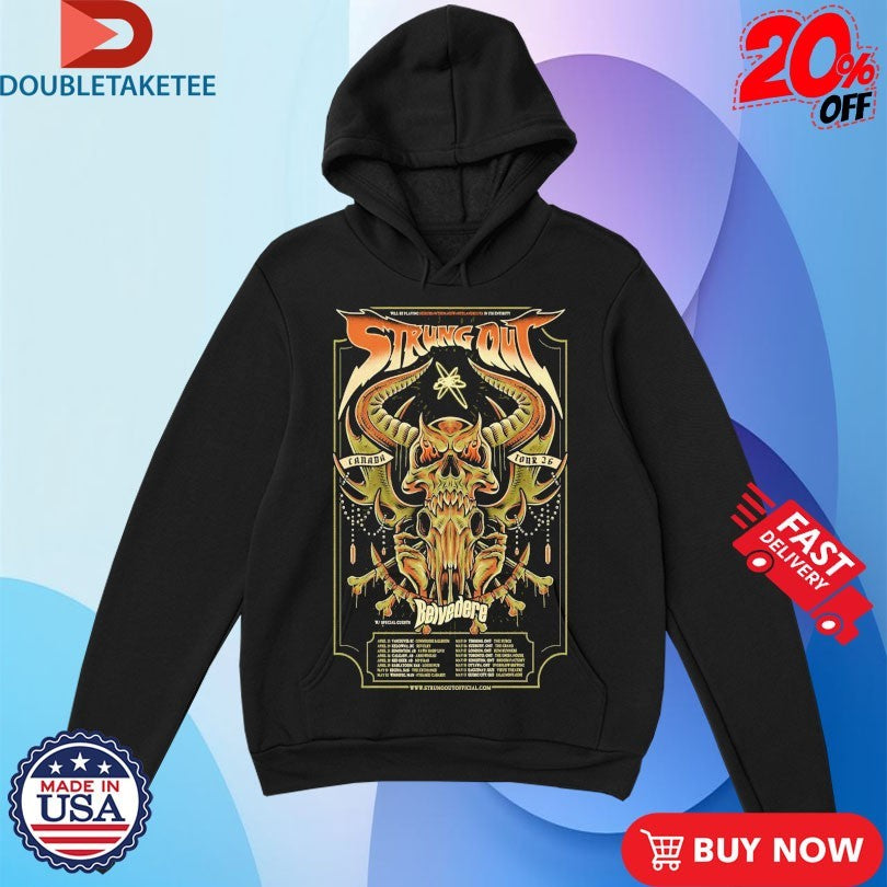 Official Strung Out Canada 2026 Tour Dates Shirts