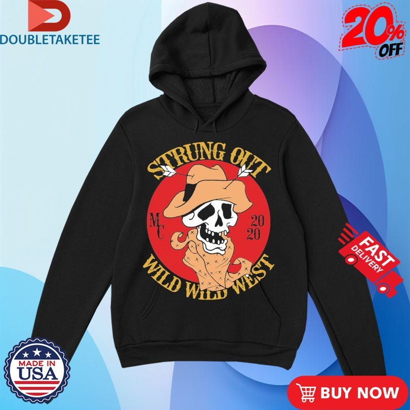 Official Strung Out Wild West Skull Shirts