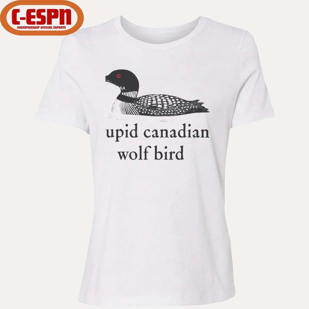 Official Stupid Canadian Wolf Bird Shirt