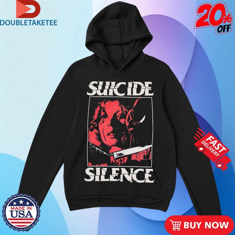 Official Suicide Silence Serene Obscene Knife Shirts