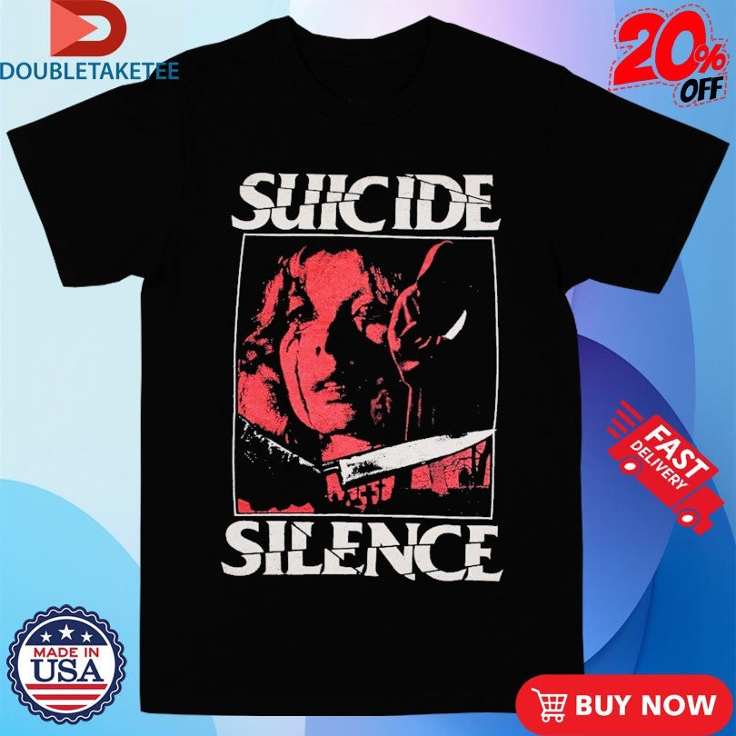 Official Suicide Silence Serene Obscene Knife Shirts